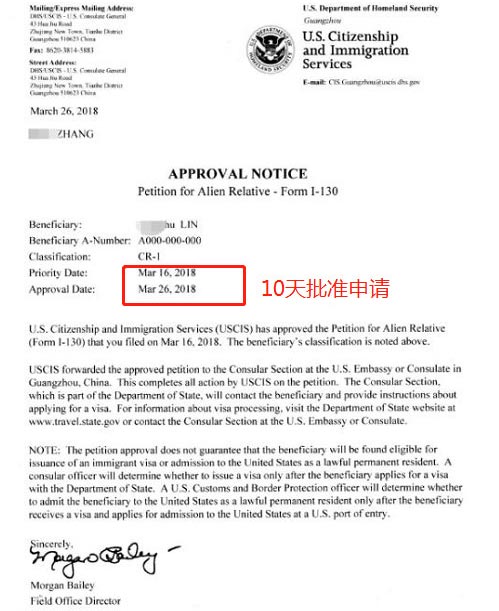 有一种方法，美国婚姻配偶移民全程仅需3个月