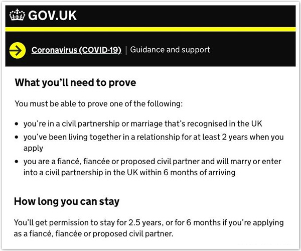 英国配偶/未婚夫妻签证是否要遵循180天的移民监要求？